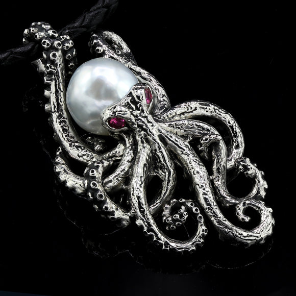 Octopus Silver South Sea Pearl Large