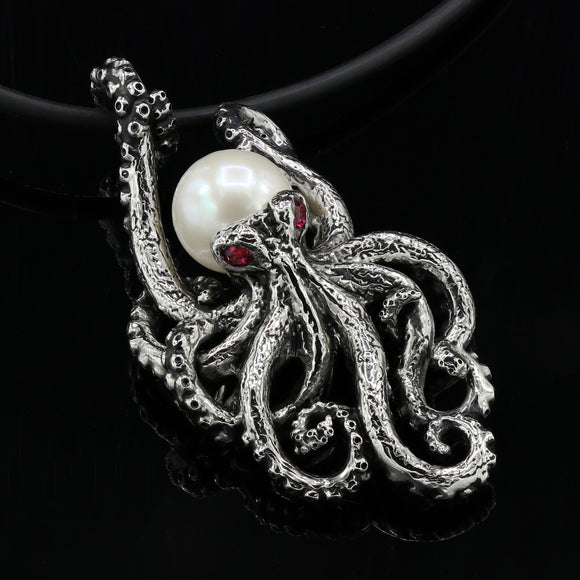 Octopus White Fresh Water Pearl Small