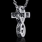 Cross Infinity, Infinity Necklace, Cross Necklace.