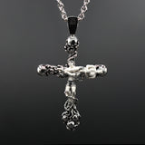 Cross Armbar, Skull Cross Necklace.