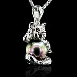 Piggy Black South Sea pearl Pendant