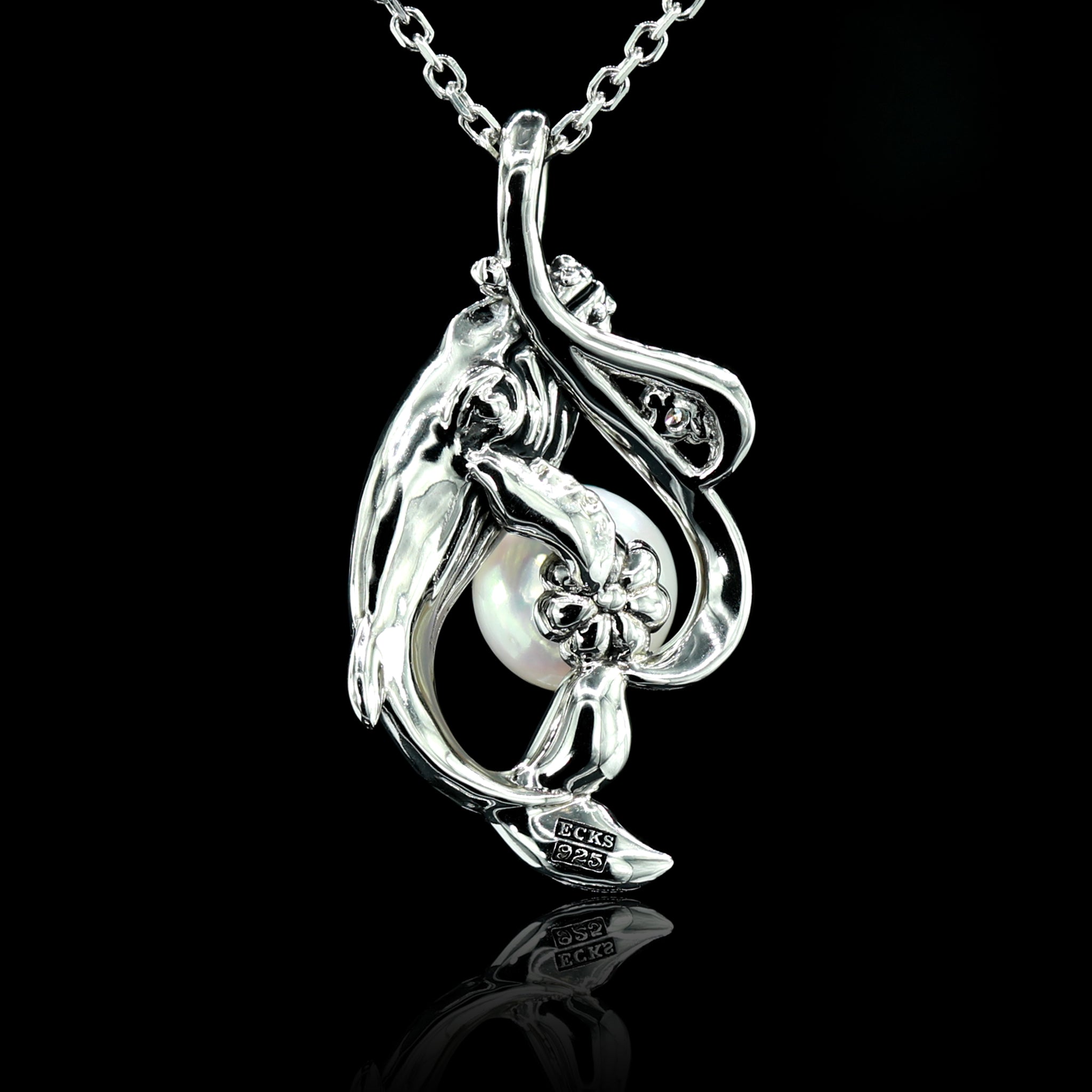 【BLACKPURPLE】[silver925] Square Bianco Pendant Skaermbillede2023-04-06kl.14.
