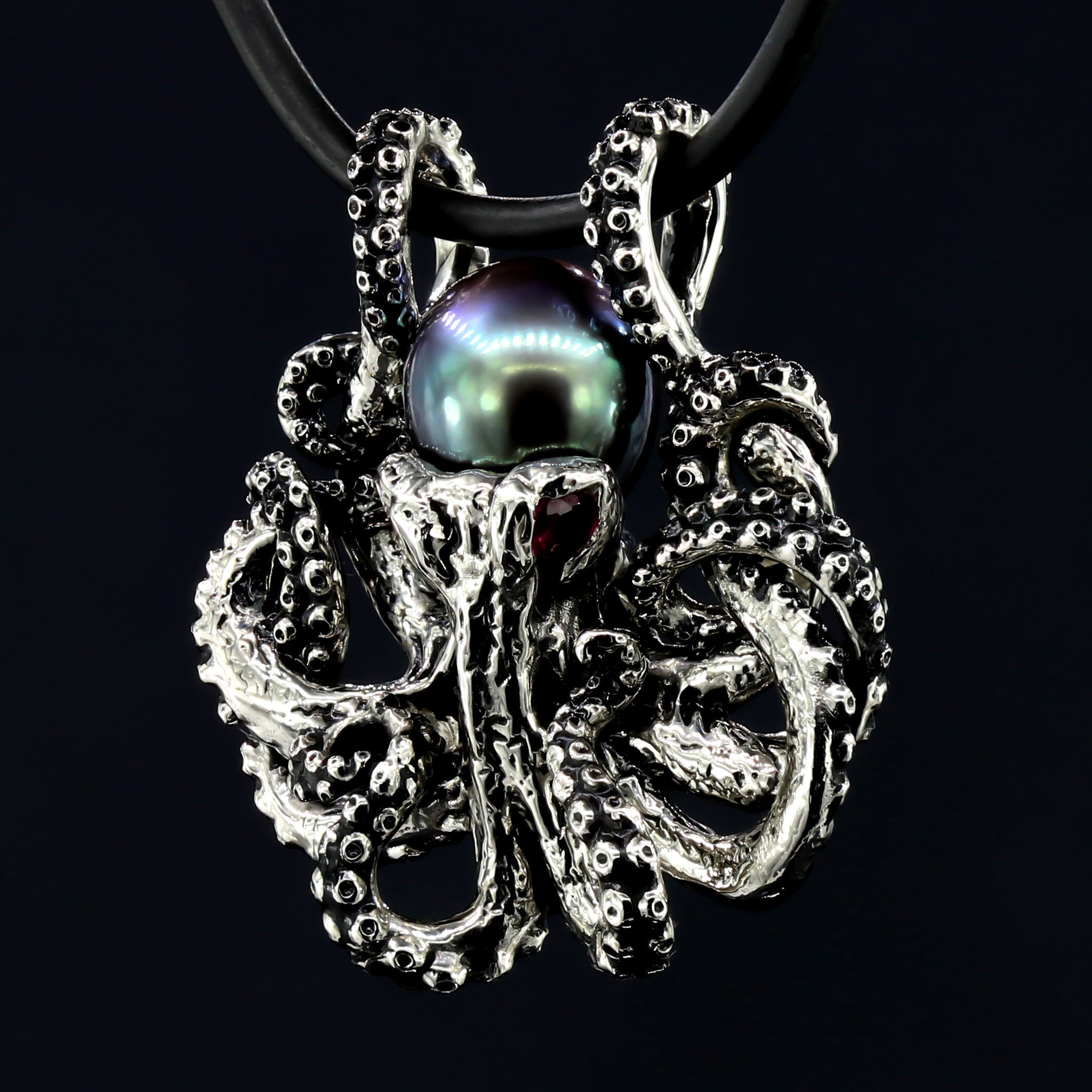 Octopus Black South Sea Pearl Small – Ecks Jewelry