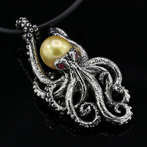 Octopus Golden South Sea Pearl Small