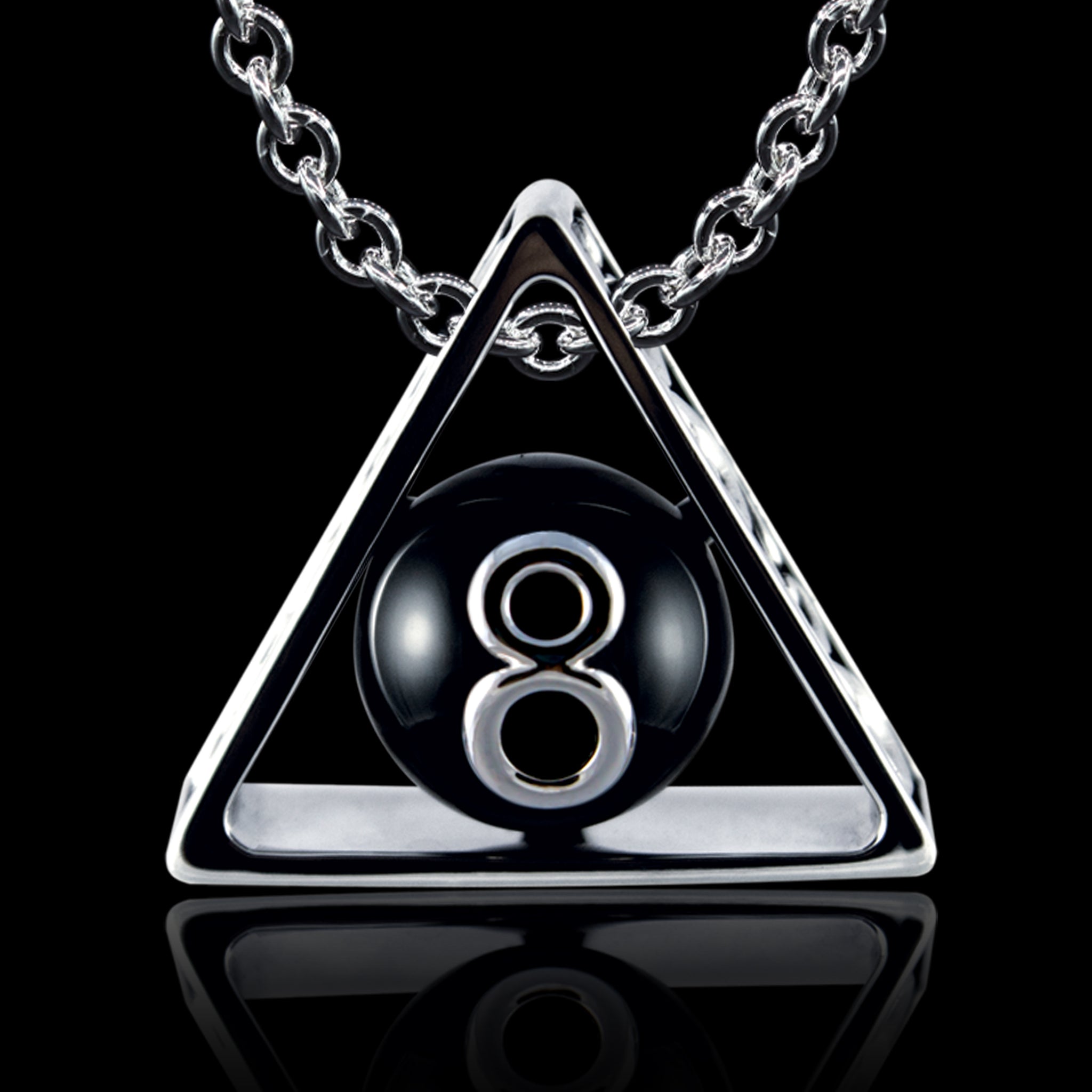 Sterling Silver Pool Table Billiards Charm / Pendant - 925 Silver, Unbranded