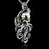 Octopus Black South Sea Pearl Extra Small Polished