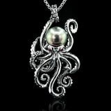 Octopus Black South Sea Pearl Extra Small Polished