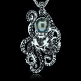 Super Large Octopus 13.5mm Black Tahitian Pearl