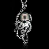 Octopus Black South Sea Pearl Large