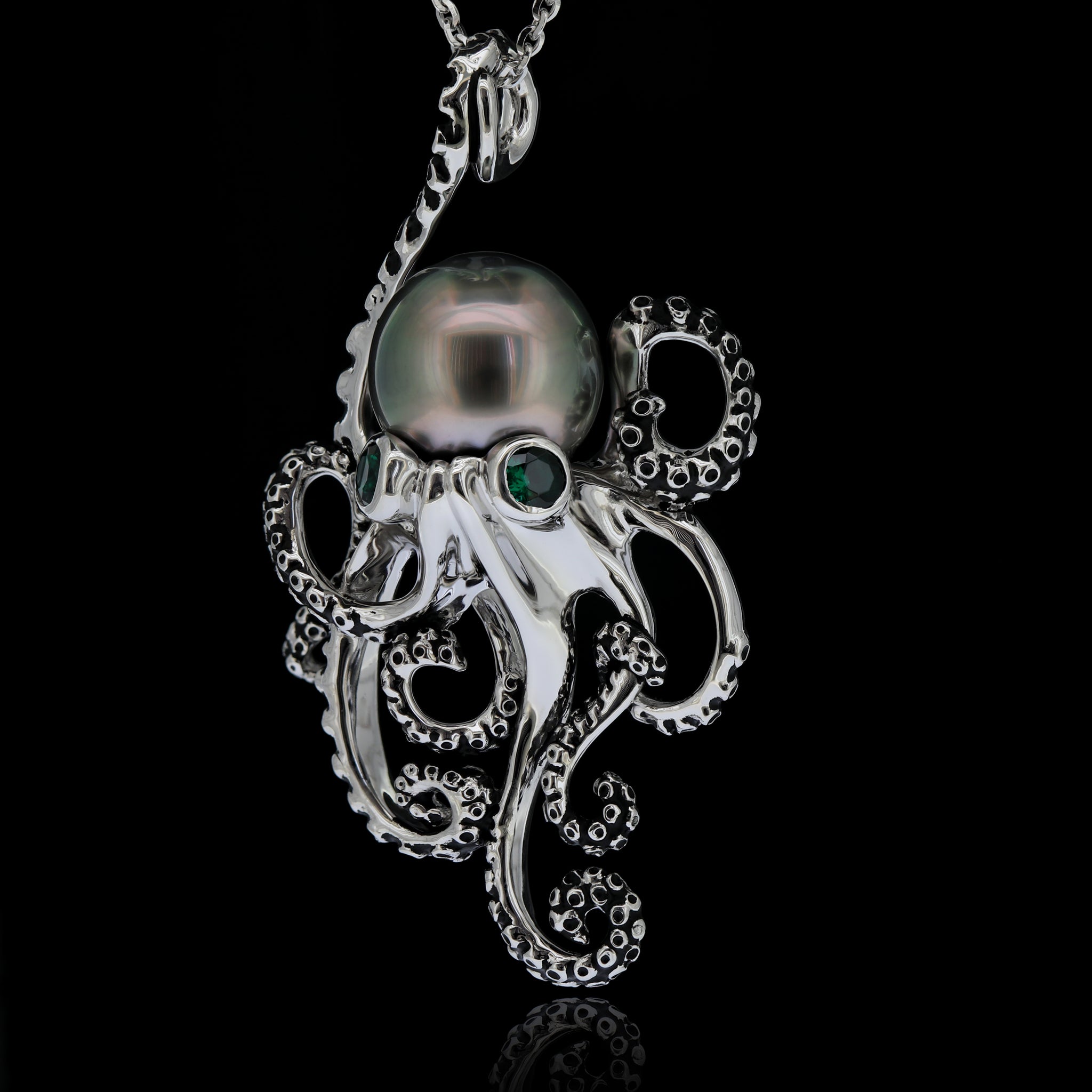 Octopus Black South Sea Pearl Large – Ecks Jewelry
