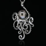 Octopus Black South Sea Pearl Small