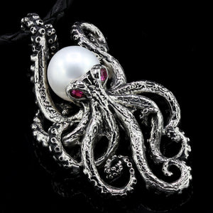 Octopus White Fresh Water Pearl Large