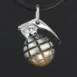 GRENADE HAND CARVE TAHITIAN PEARL LARGE - LIMITED 01697