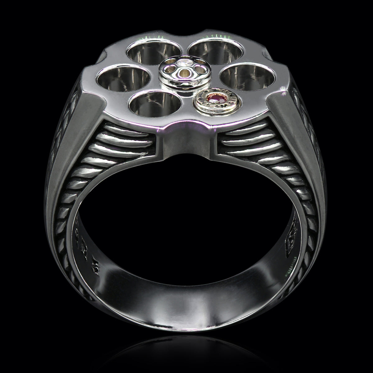 Last Change, Capitan Ring, Ring Gun Revolver, Six Shooter Gun Ring ...